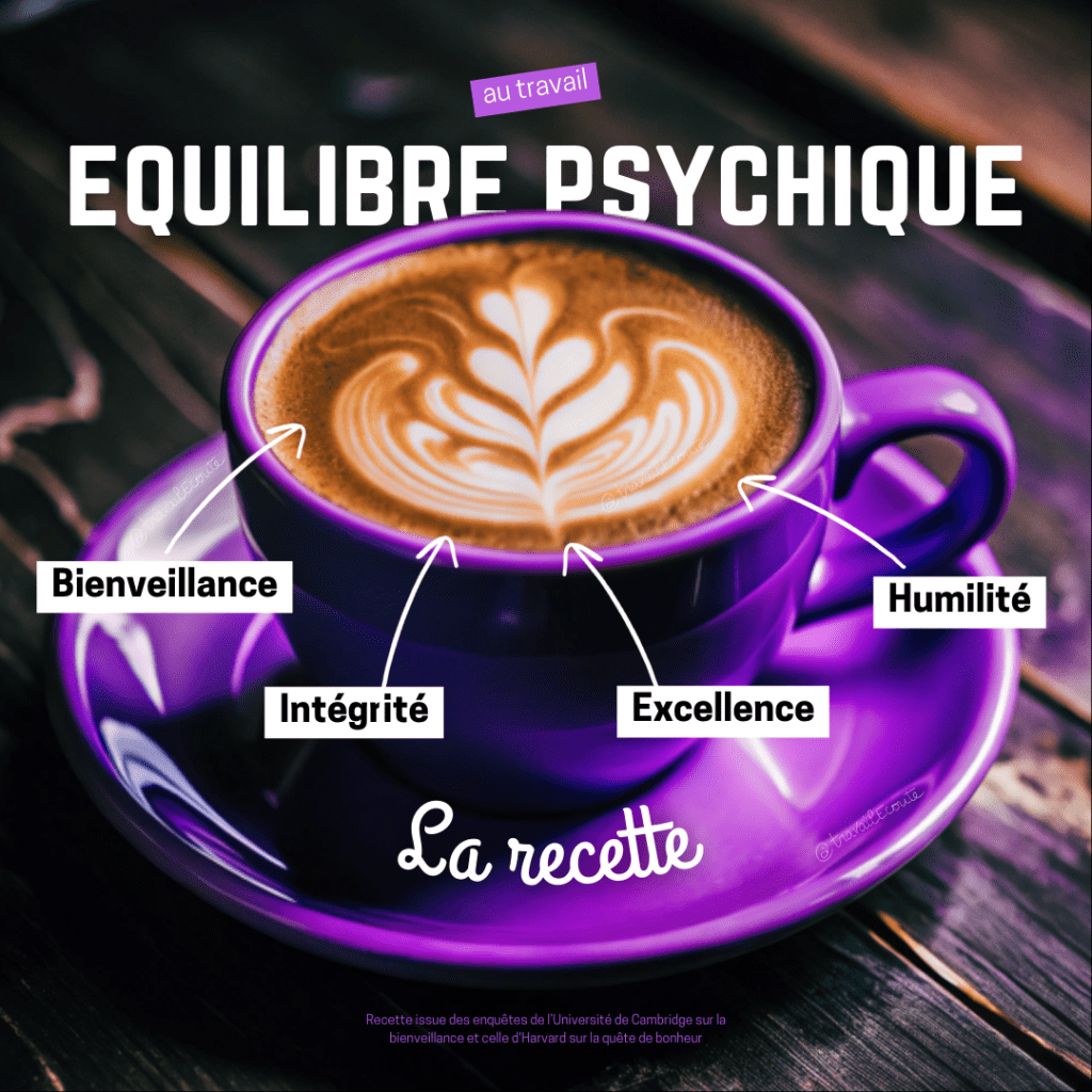Recette de l&rsquo;équilibre psychique au&nbsp;travail